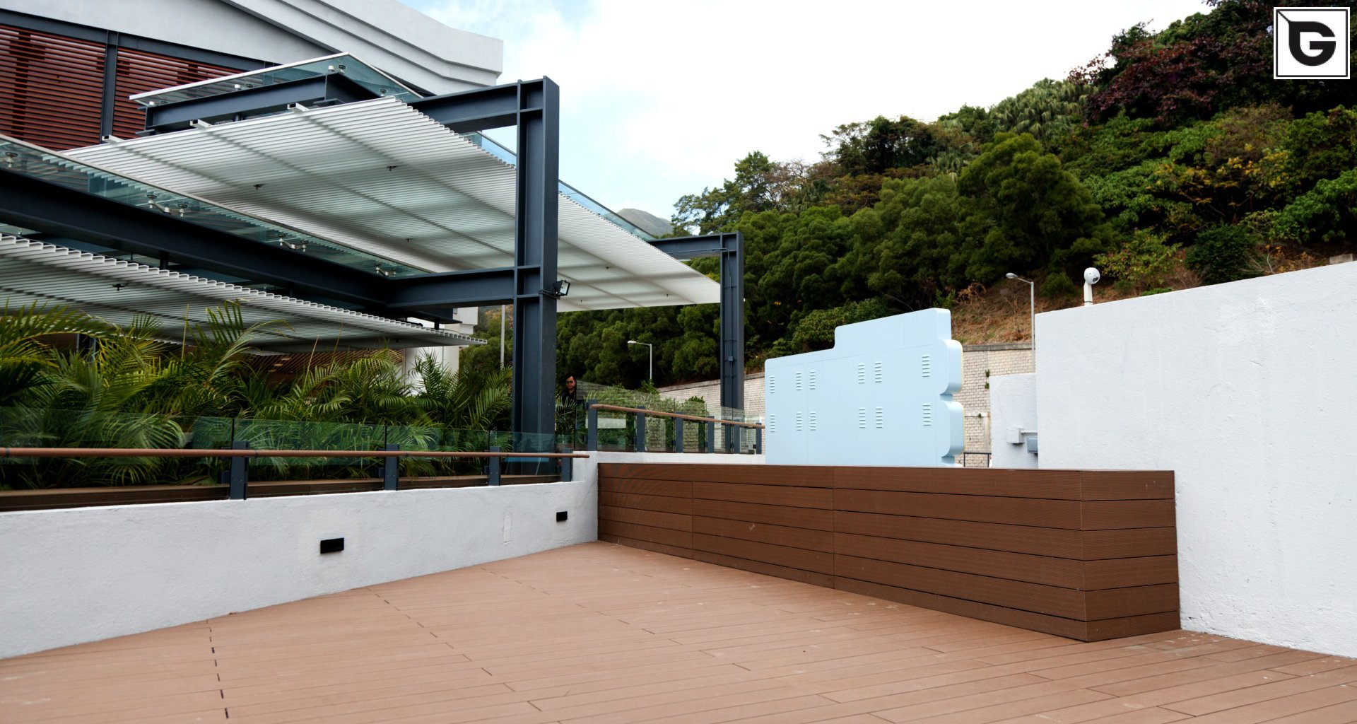 Kaufmännische Gebäude_Terrasse Gewerbliche Nutzung_Einkaufszentrum