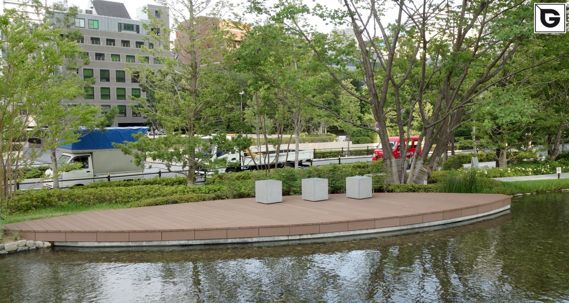 Kaufmännische Gebäude_Terrasse Gewerbliche Nutzung_Vorzeigeprojekte - WPC holz 