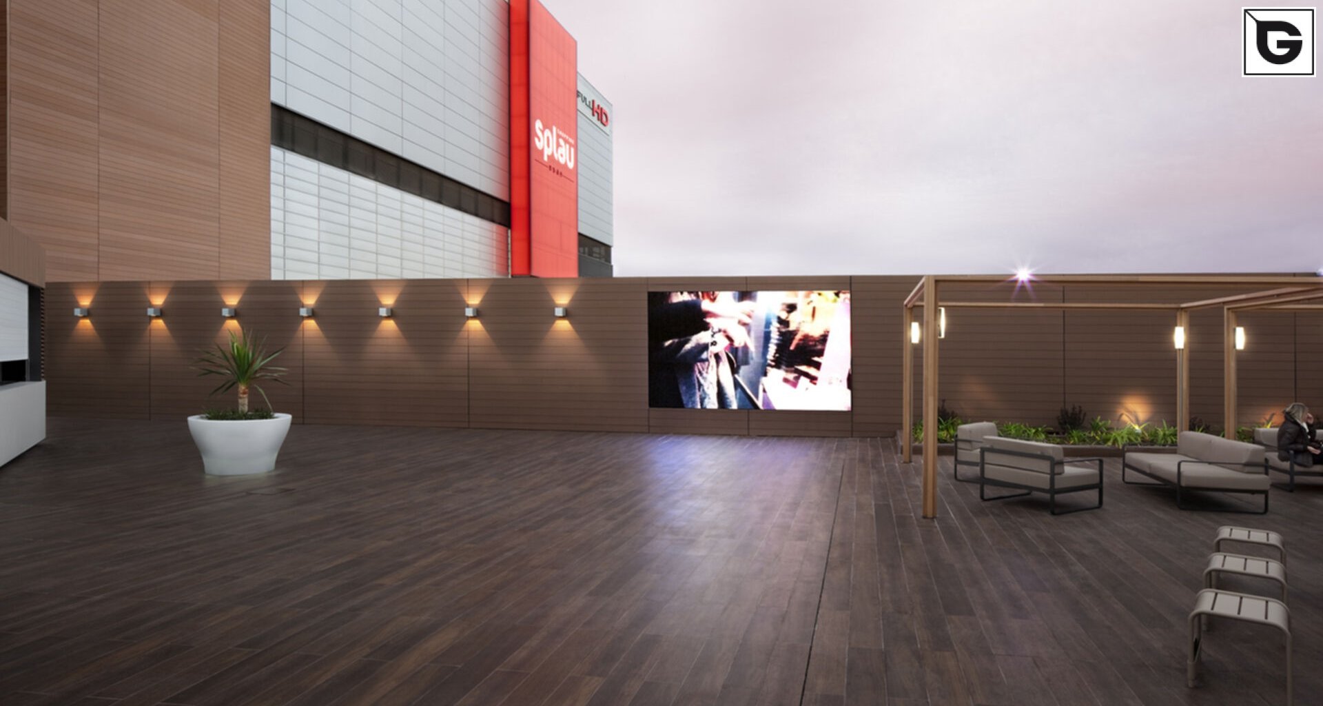 Kaufmännische Gebäude_Fassadenverkleidung - horizontal_Vorzeigeprojekte - WPC holz 