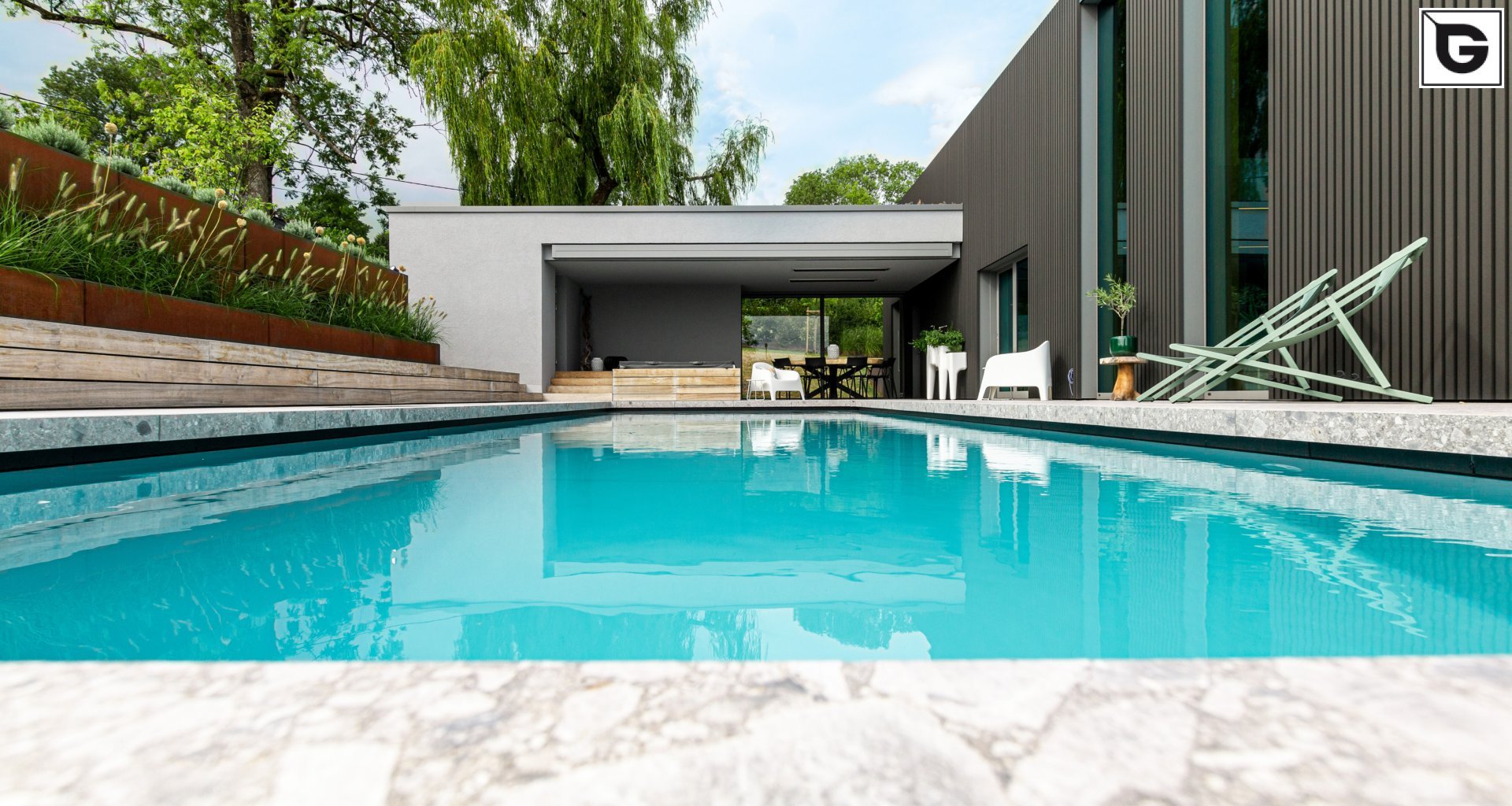 Privathaus_Offene Fassadenverkleidung - verti._Privatresidenz