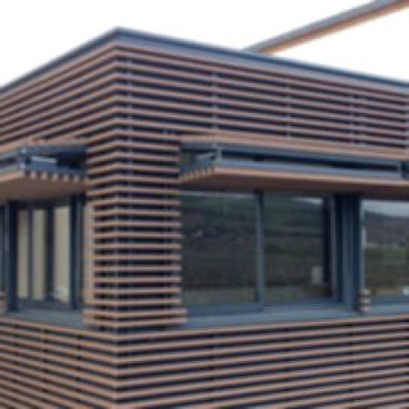 Industrielle Gebäude_Offene Fassadenverkleidung - horiz._Industriegebäude