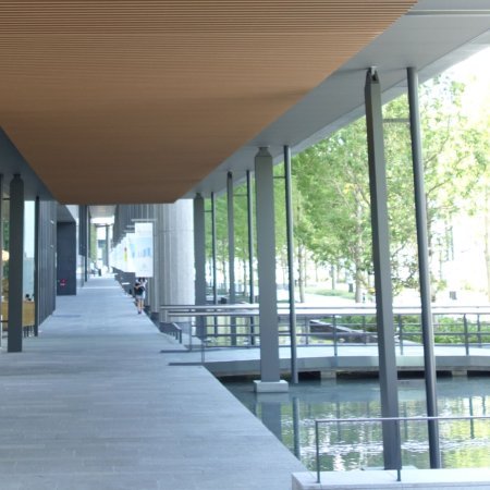 Kaufmännische Gebäude_Pergola, Dachüberstand, Dach_Vorzeigeprojekte - WPC holz 